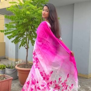 গোলাপ  সেমি মসলিন